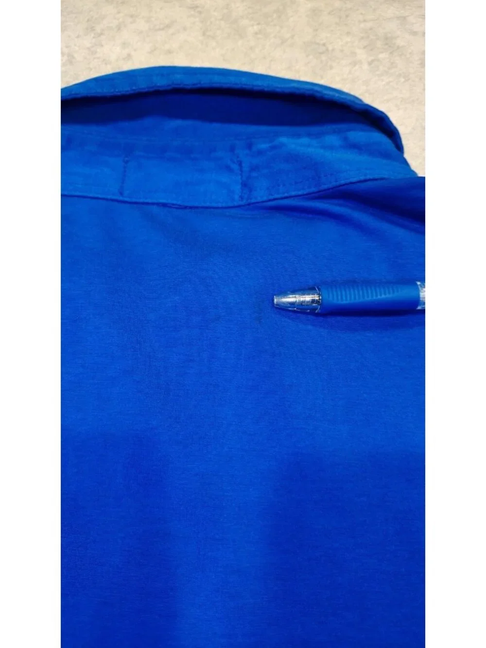 Polo Ralph Lauren Polo Shirt Mens XL Blue Popover Long Sleeve Pocket Jersey